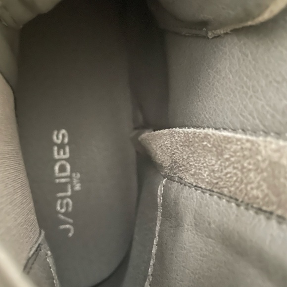 J/SLIDES Norris High Top Leather Platform Sneaker in Black Size 11 - Picture 7 of 8